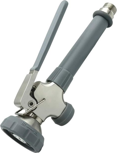 CFPJ-01-H commercial pre-rinse spray head, 304 stainless steel with grey grip